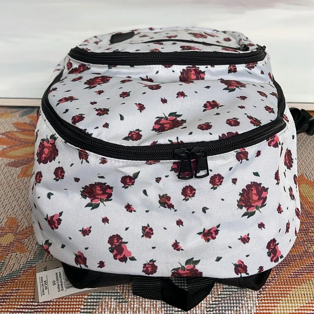 VANS Ranger 2 Prints Roses White Women's Backpack VN0A7UFM3KS NWT